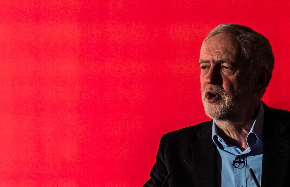 <em>Jeremy Corbyn has been attacked for attending a meeting with far-left radical group Jewdas (Rex)</em>