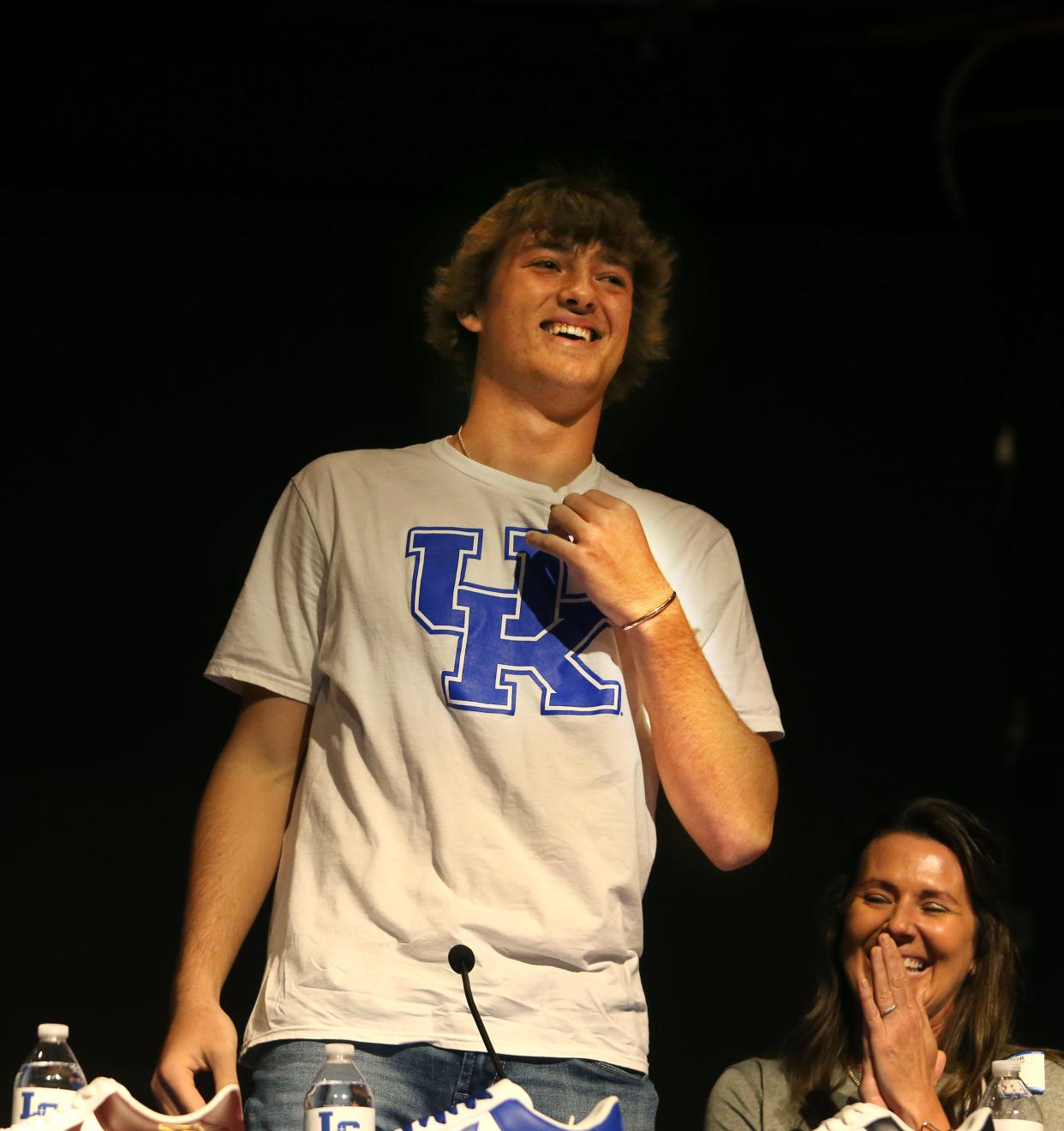 Cutter Boley selected the University of Kentucky during a ceremony at Lexington Christian Academy in May.