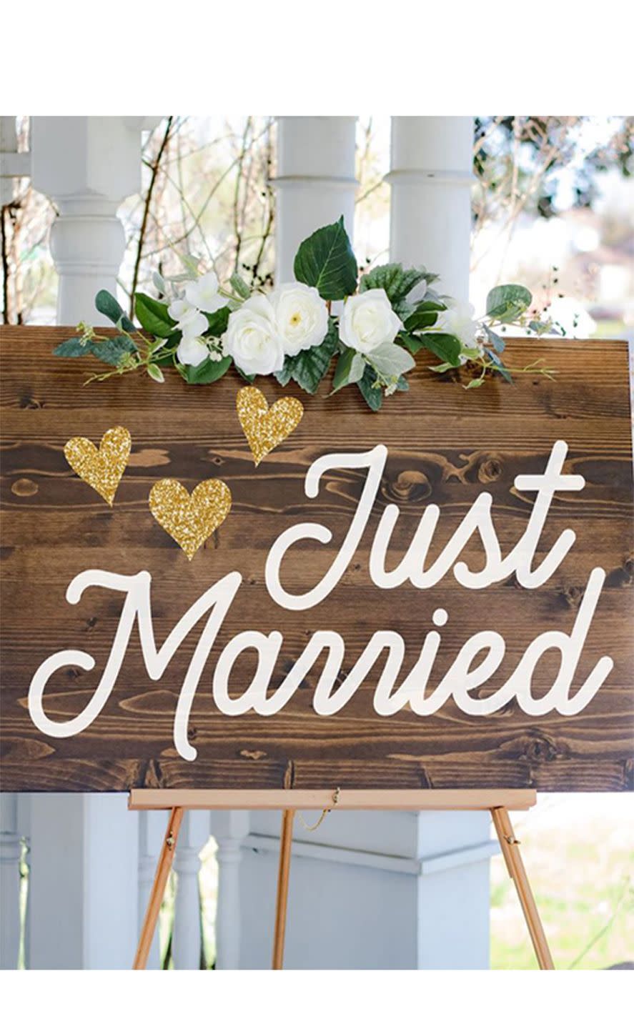 'Just Married' Sign