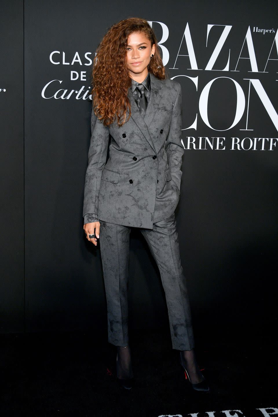 new york, new york september 06 zendaya attends the 2019 harper's bazaar icons on september 06, 2019 in new york city photo by dia dipasupilgetty images