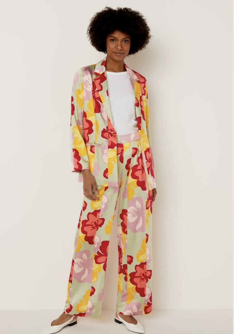 United Colors of Benetton Long floral blazer. PHOTO: UCB