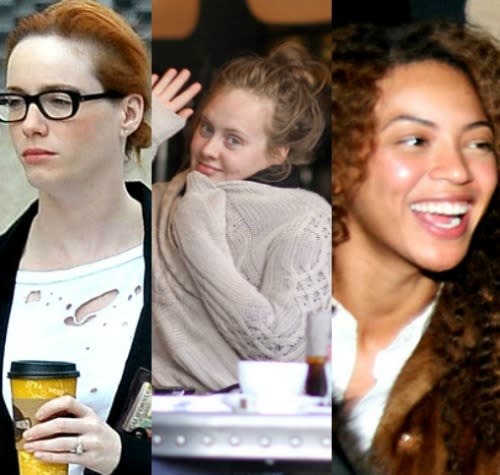 Celebs without makeup