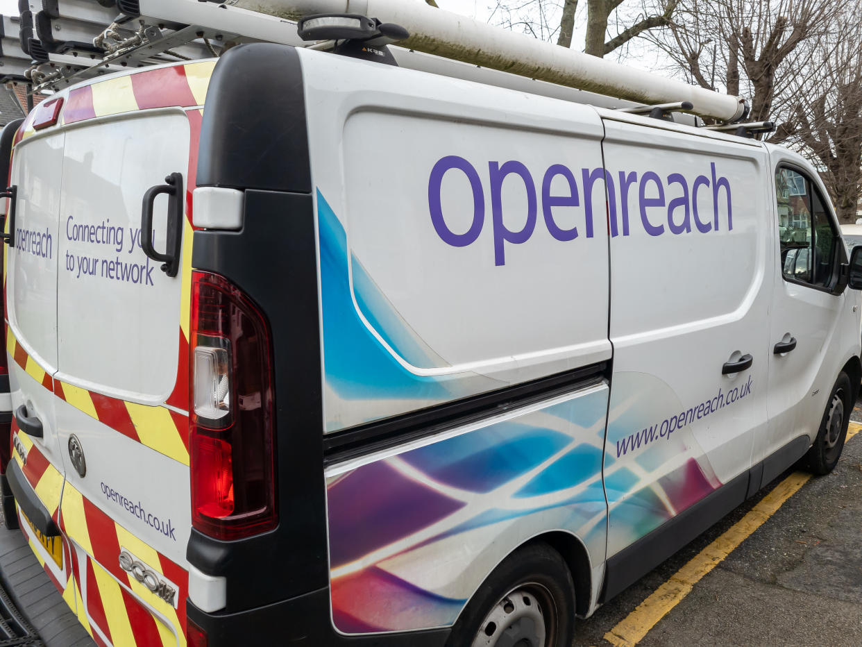 Openreach engineers were sent away when they arrived to erect a pole to install ultrafast broadband in Rogers Meadow in Marlborough. (Getty)