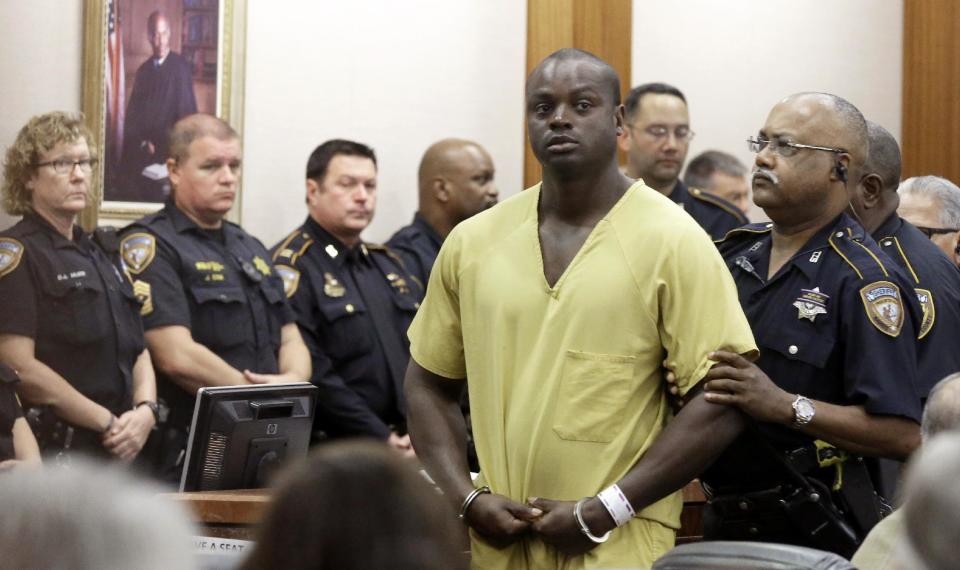 Shannon Miles, acusado del asesinato del alguacil Darren Goforth en Houston. (AP)