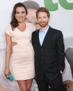 HOLLYWOOD, CA - JUNE 21: Actress Clare Grant (L) and actor Seth Green attend the Premiere Of Universal Pictures' "Ted" at Grauman's Chinese Theatre on June 21, 2012 in Hollywood, California. (Photo by Frederick M. Brown/Getty Images)