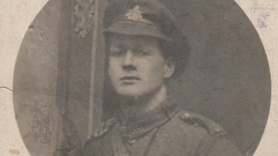 Photo of Emrys John in uniform