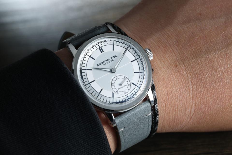 時隔多年重返台灣市場的蕾蒙威（RAYMOND WEIL），最受矚目的是這款去年獲得GPHG挑戰腕錶獎的Millésime小三針腕錶。