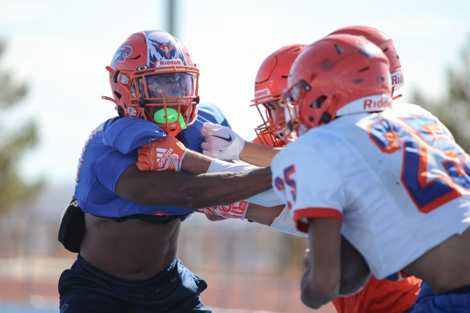 Canutillo junjior outside linebacker TJ Locklin will be a leader for the Eagles defense this season. He helped lead Canutillo to the third round of the Class 5A, Division II playoffs last year.