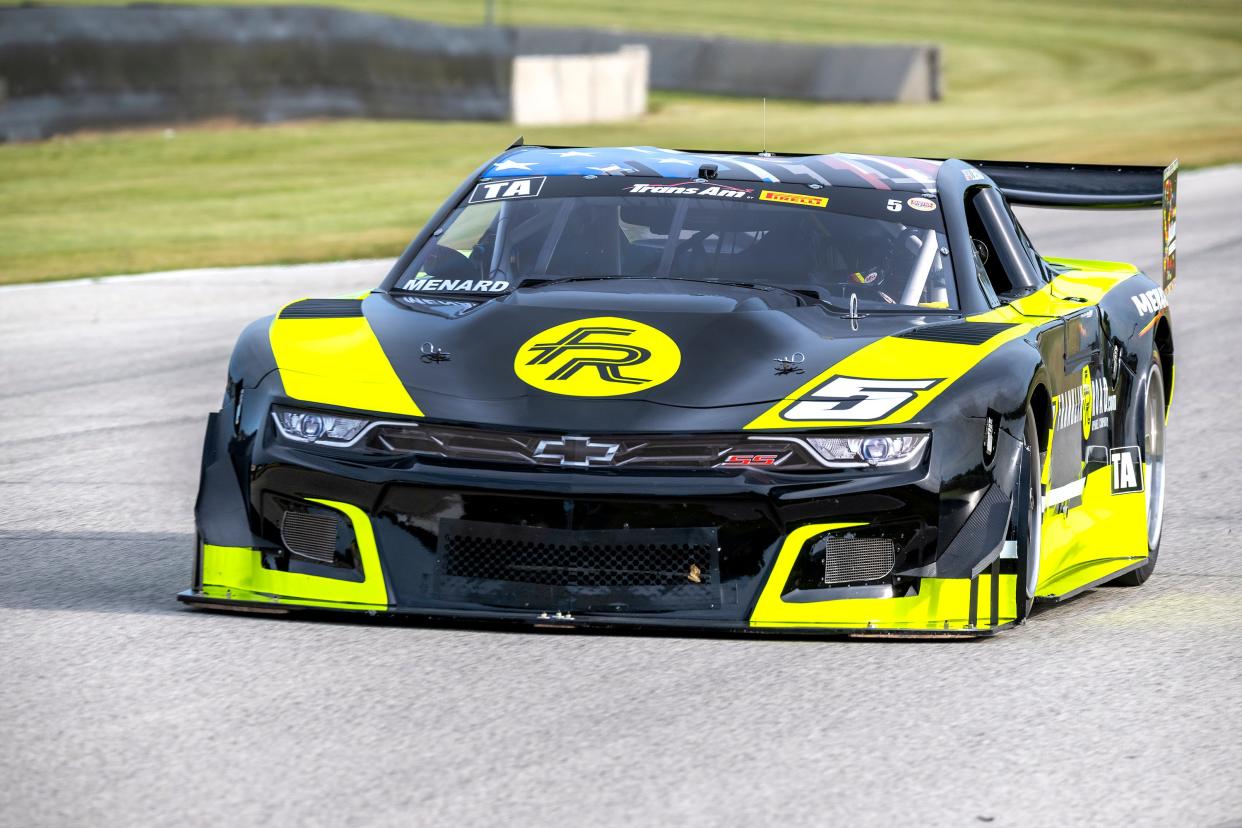 Former NASCAR driver Paul Menard made his third Trans Am start of the season Saturday at Road America, where he finished second. The Eau Claire native won his previous start at Charlotte.