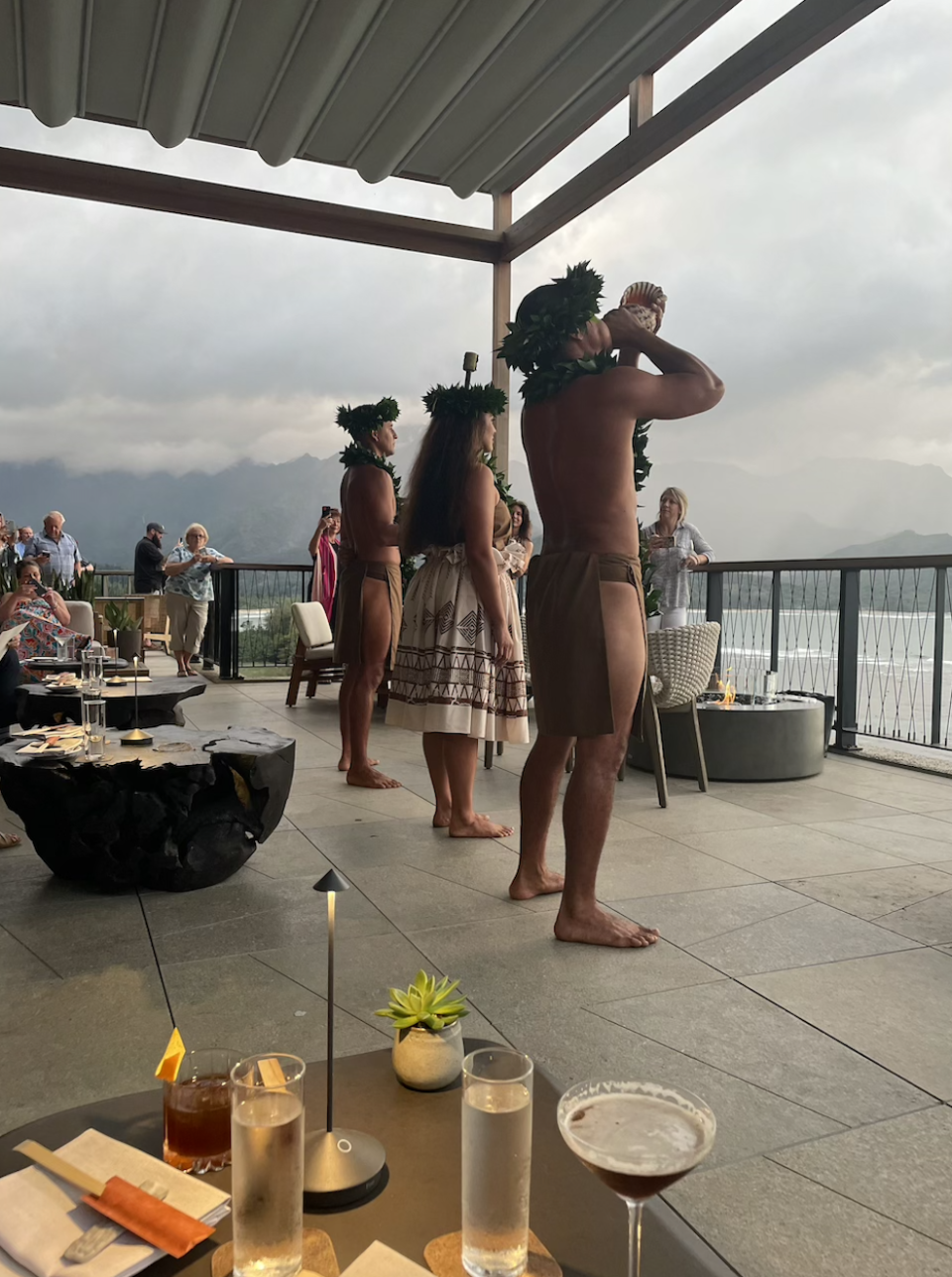 At Welina Terrace, there's a daily sunset ceremony where Native Hawaiian staff give gratitude for the stunning beauty that surrounds the hotel.