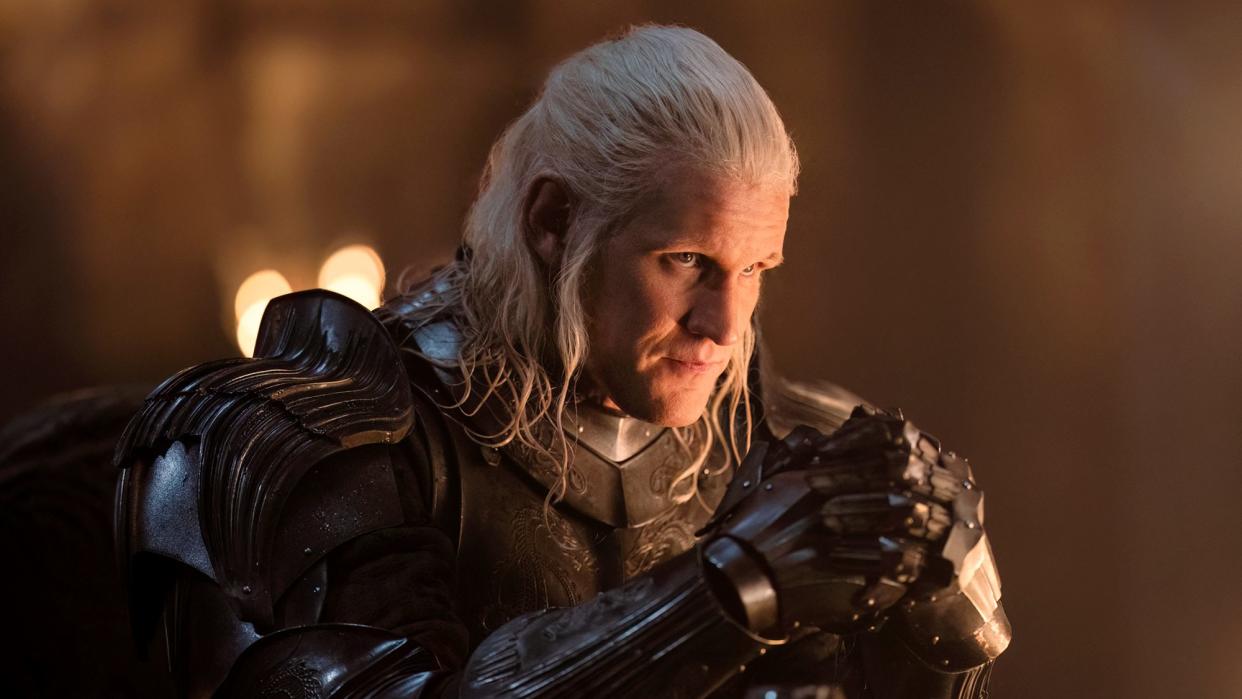  Matt Smith as Daemon Targaryen in House of the Dragon season 2. 