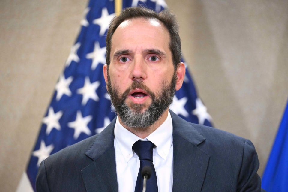 Jack Smith speaks at the Department of Justice (Mandel Ngan / AFP via Getty Images)