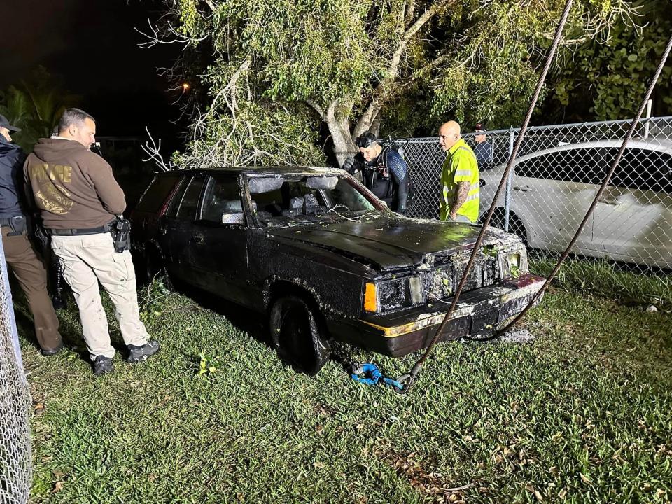 Vehicle pulled by Miami-Dade Police Department. The car belonged to Maureen Therese Sherman, who went missing on May 1, 1985. It was discovered by Sunshine State Sonar on Friday, Jan. 5, 2024.