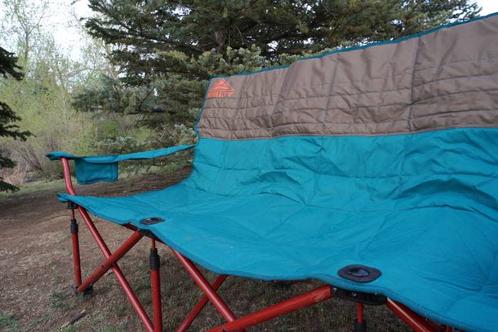 kelty lowdown couch camping chair 3-person size