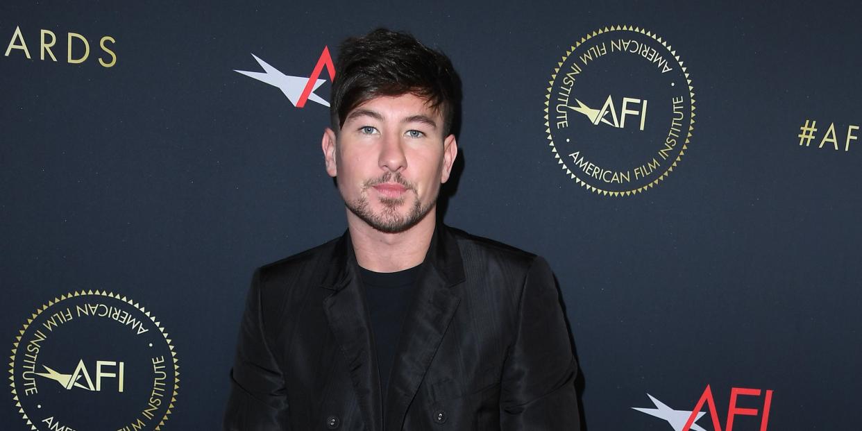 barry keoghan arrives at the afi awards luncheon at four seasons hotel los angeles at beverly hills on january 13, 2023