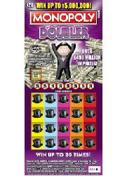 $20 Monopoly doubler  Florida Lottery scratch-off game.