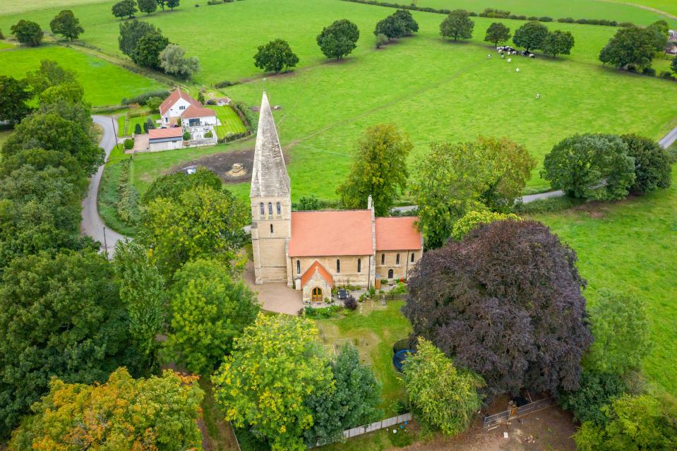 The church spire is visible for miles around. (Simon Blyth Estate Agents, Kirkburton via OnTheMarket)