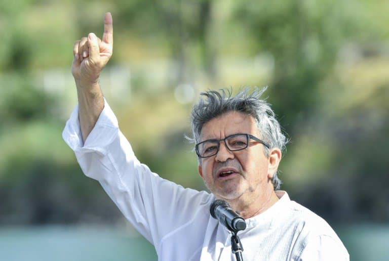 Jean-Luc Mélenchon aux 