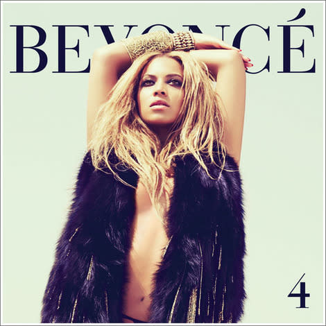 Beyonce's skin also looks lighter on the cover of her album, 
