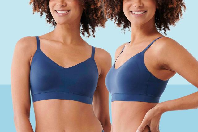 shoppers say this seamless wireless bralette is comfortable enough  to wear all day everyday