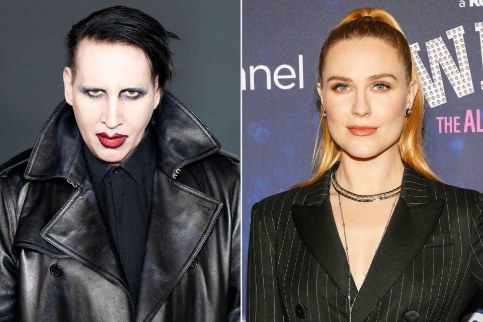 Kurt Krieger/Corbis/Getty; Slaven Vlasic/Getty Marilyn Manson and Evan Rachel Wood