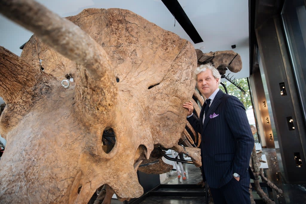 France Triceratops (Copyright 2021 The Associated Press. All rights reserved)