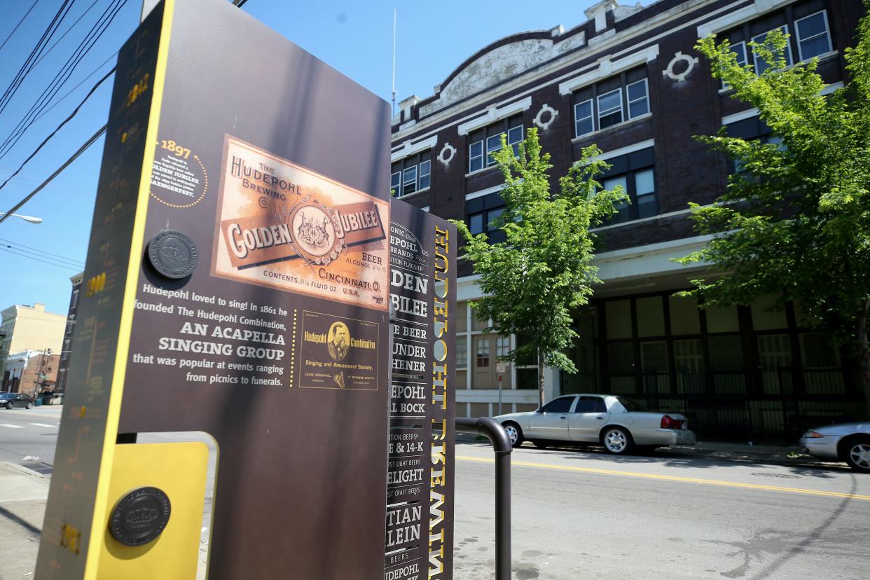 The Brewing Heritage Trail, pictured, Wednesday, May 8, 2019, winds through Over-the-Rhine.