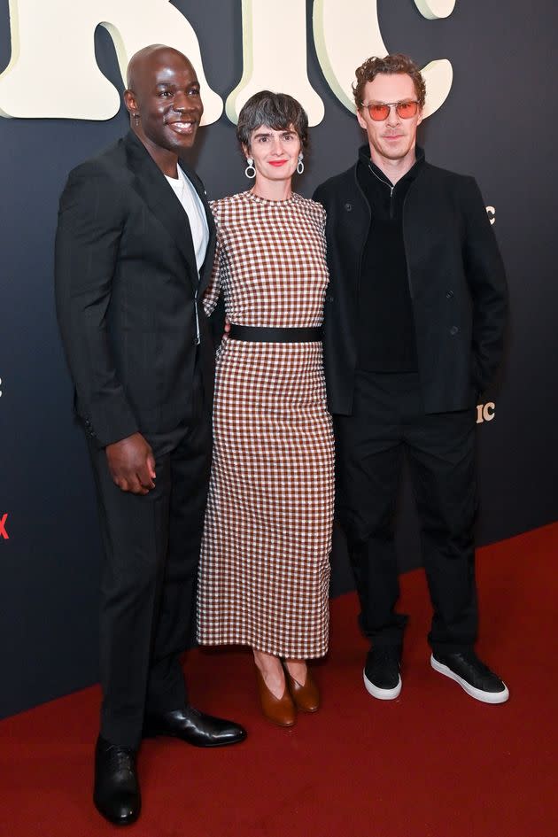 Gaby Hoffmann, center, with her 