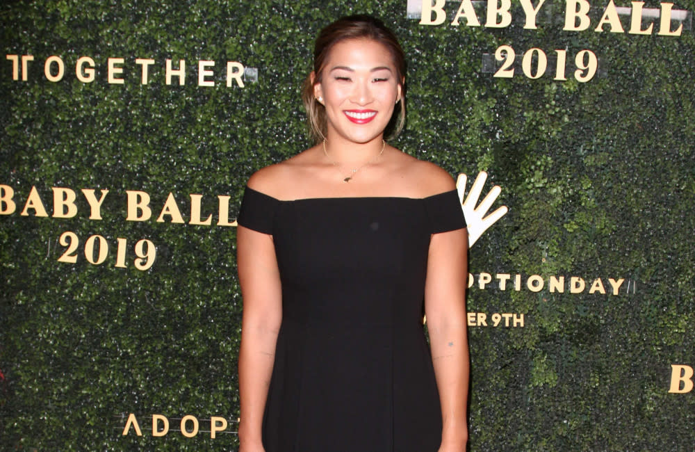 Jenna Ushkowitz is expecting her second child credit:Bang Showbiz