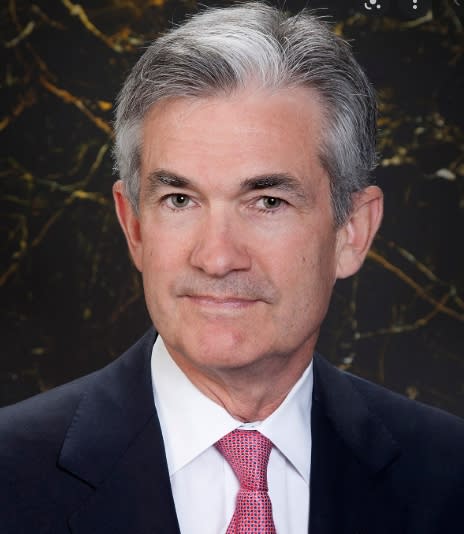 美聯儲主席傑羅姆‧鮑威爾（Jerome Powell）。   圖 : 翻攝自維基百科