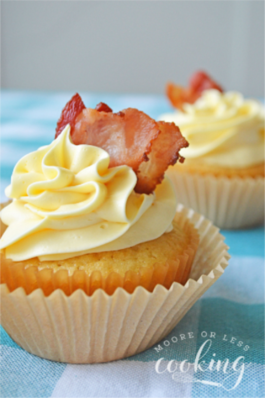 <p>Moore or Less Cooking</p><p>Dreamy maple cupcakes topped off with maple bacon.</p><p><strong>Get the recipe:</strong> <a href="https://mooreorlesscooking.com/maple-bacon-cupcakes/" rel="nofollow noopener" target="_blank" data-ylk="slk:Maple Bacon Cupcakes;elm:context_link;itc:0;sec:content-canvas" class="link rapid-noclick-resp"><strong>Maple Bacon Cupcakes</strong></a></p>
