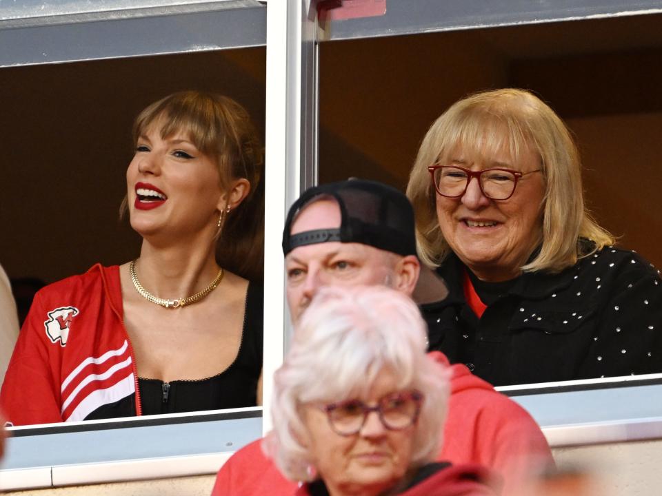 Taylor Swift attended her third Chiefs game on October 12.