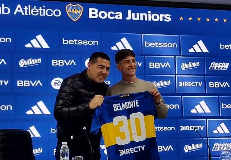 Tomás Belmonte es uno de los cuatro refuerzos de Boca; sería titular este domingo