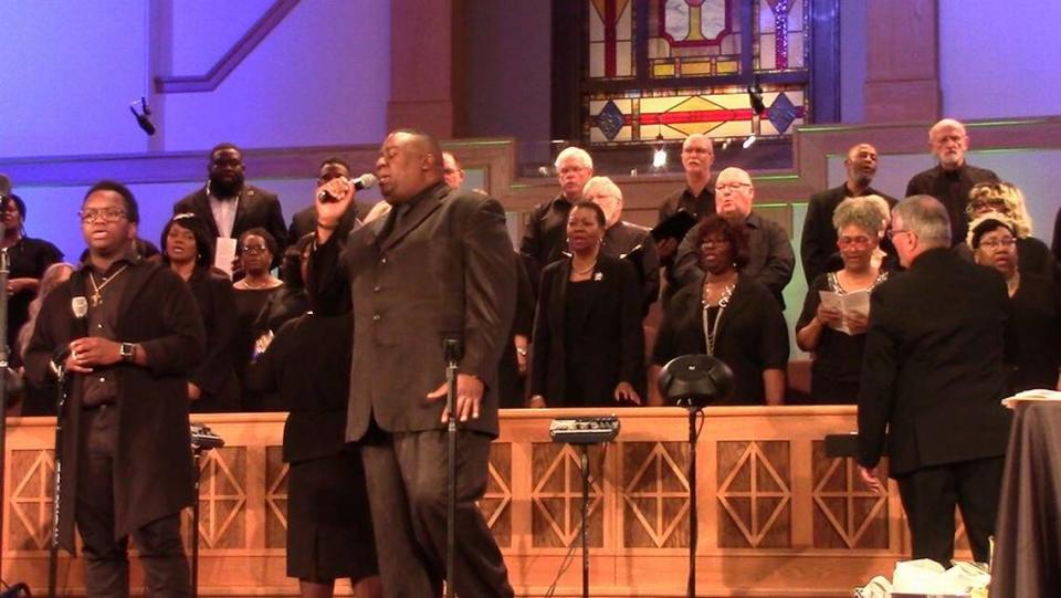 The Rock Hill MLK Choir performed Monday morning during the 17th annual Martin Luther King, Jr. Interfaith Prayer Breakfast held at First Baptist Church.