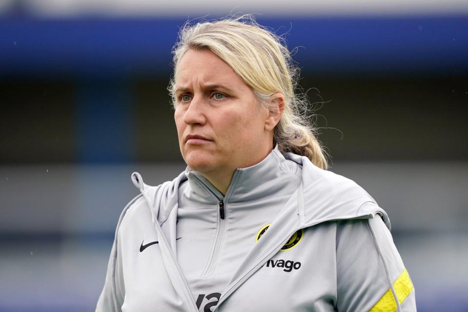 Tough test: Chelsea manager Emma Hayes  (PA)