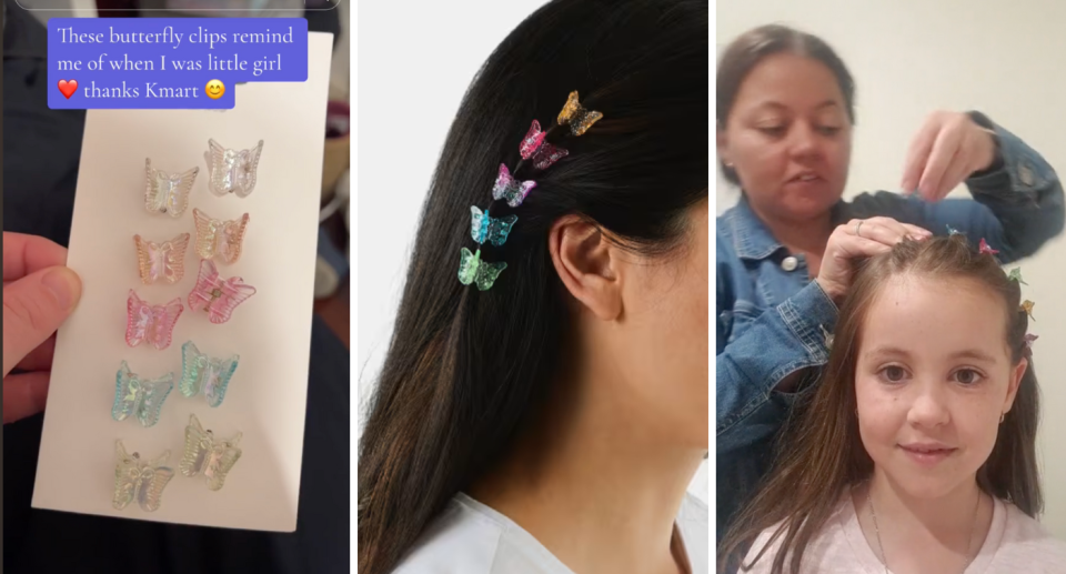 Kmart shoppers have been sharing their excitement about the clips on TikTok. Credit: Kmart/TikTok/jessdraper/tupperkristy