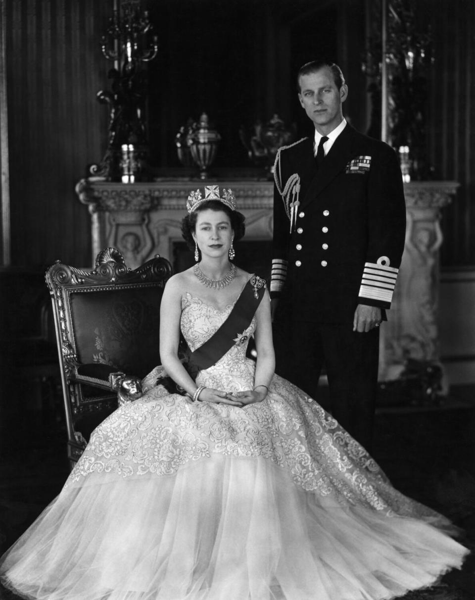 Queen Elizabeth II and Prince Philip.