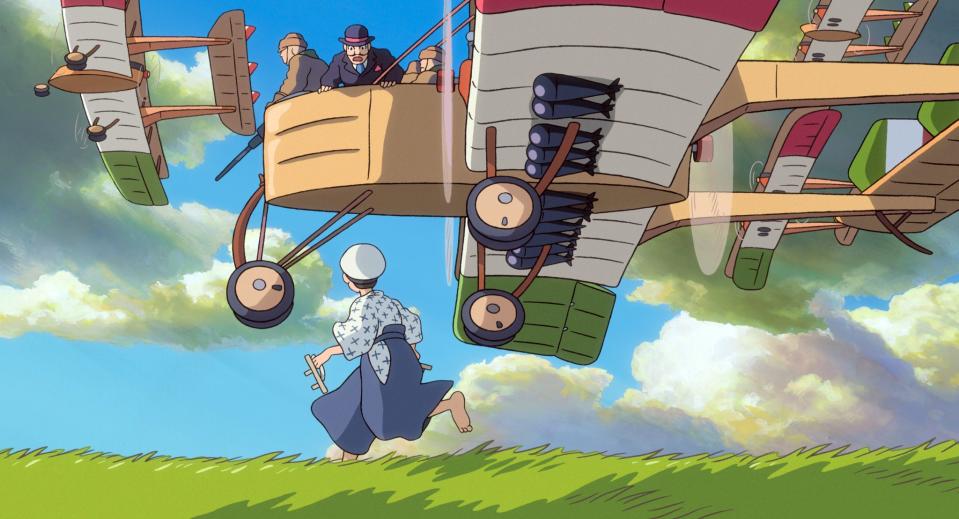 <h1 class="title">THE WIND RISES, (aka KAZE TACHINU), top center: Caproni, 2013. ©Touchstone Pictures/courtesy Everett</h1><cite class="credit">Everett Collection</cite>