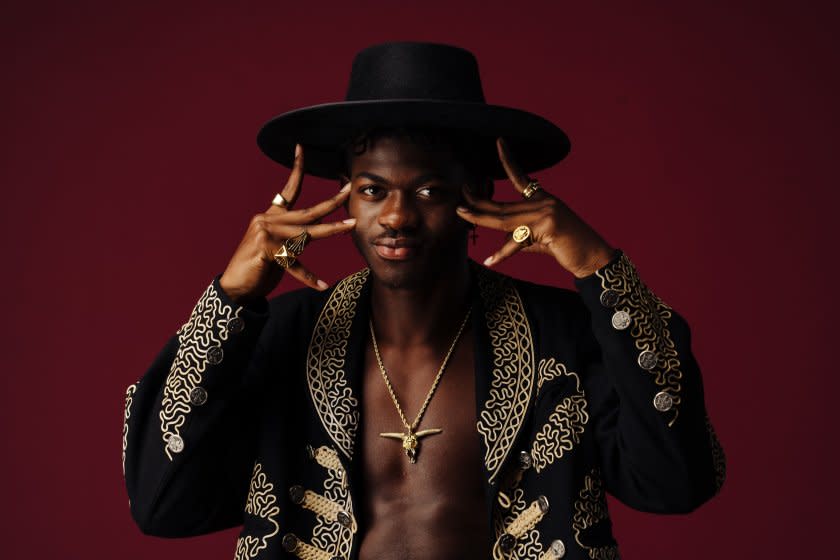 WEST HOLLYWOOD, CALIF. - DECEMBER 05: Lil Nas X poses for a portrait at Cactus Cube Studio on Thursday, Dec. 5, 2019 in West Hollywood, Calif.