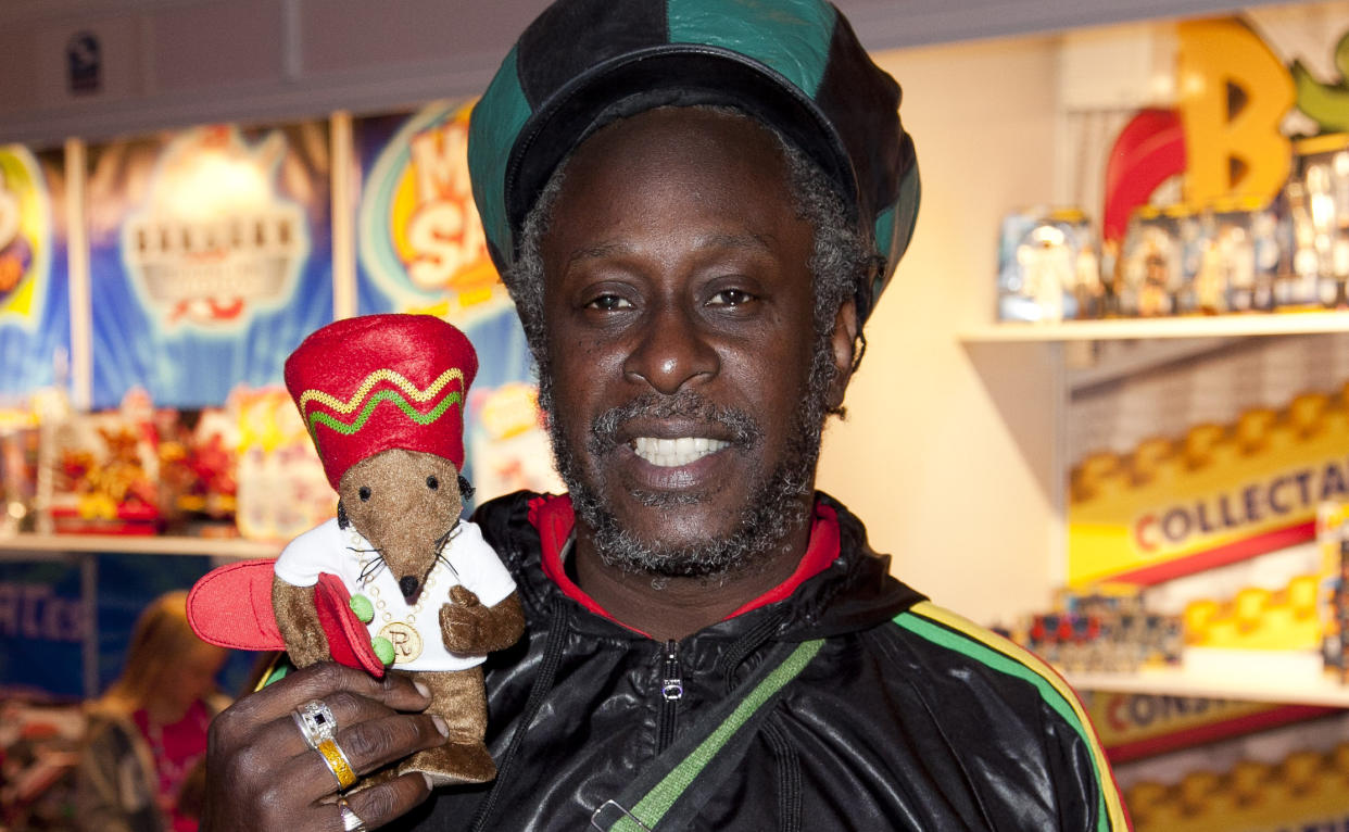 'Rastamouse' creator Michael De Souza at the Toy Retailers Association's 'Dream Toys' fair in 2011. (Credit: John Phillips/UK Press via Getty Images)