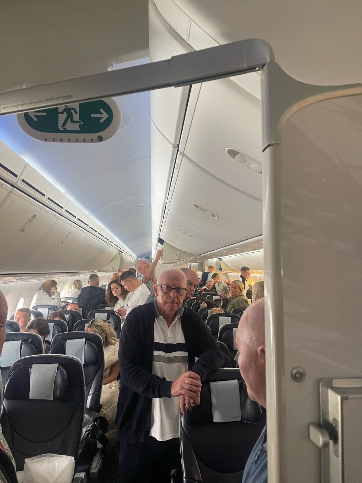 Passengers on board a TUI flight have complained of having no food or information for six hours (Maisie Traynor)