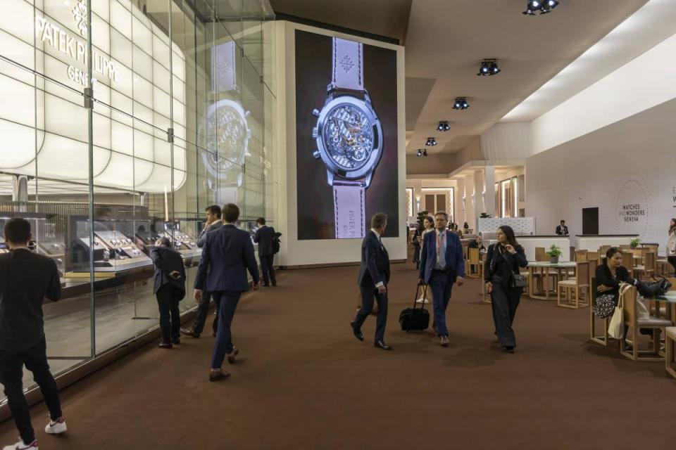 看到這個場面是不是覺得很熟悉？因為百達翡麗把其巴塞爾錶展的展館，原封不動搬到日內瓦的「鐘錶與奇蹟」錶展了。