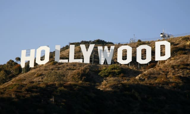 A view of the Hollywood sign in Los Angeles, US (Yui Mok/PA) 