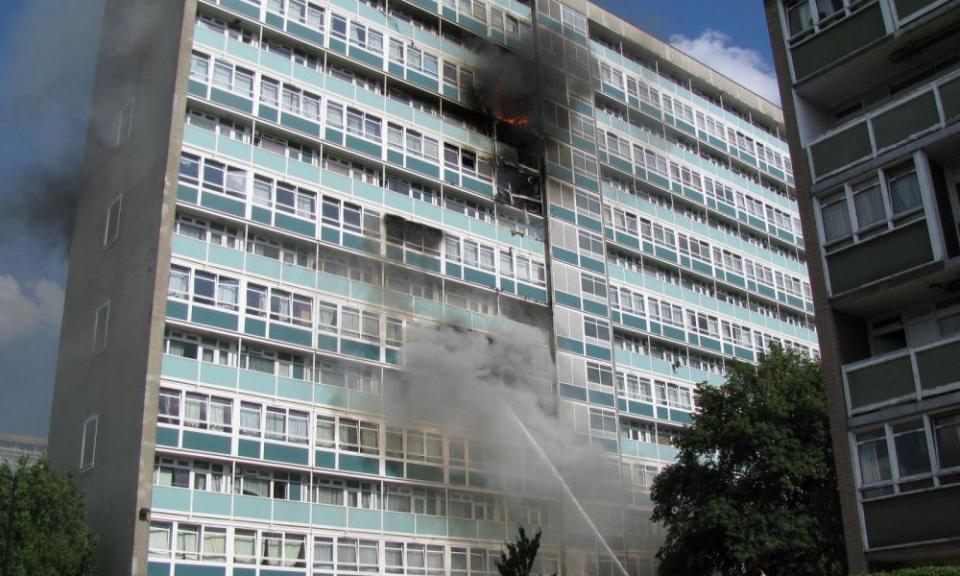 The fire at Lakanal House in Southwark, London