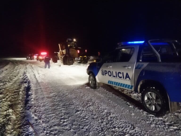 Operativos de rescate en la ruta