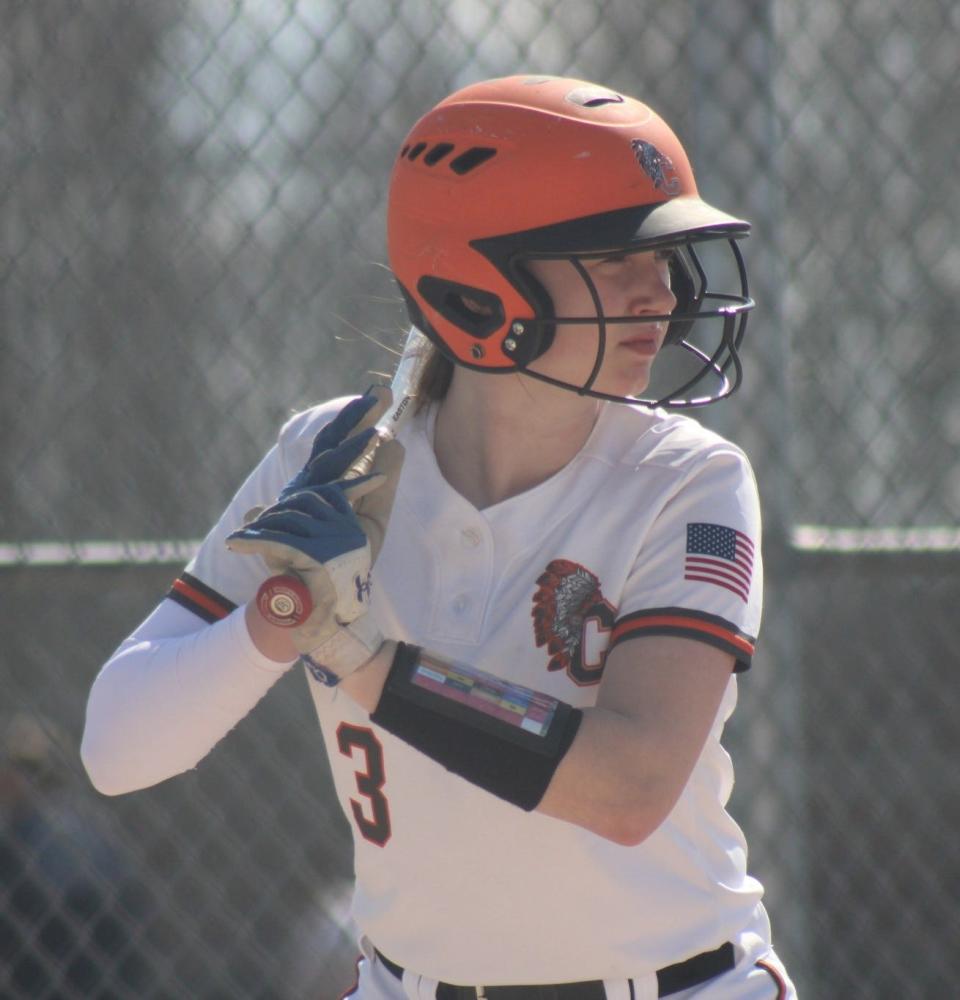 Tessa Lake had two hits for the Cheboygan softball team in game two of a doubleheader at Traverse City Central on Saturday.