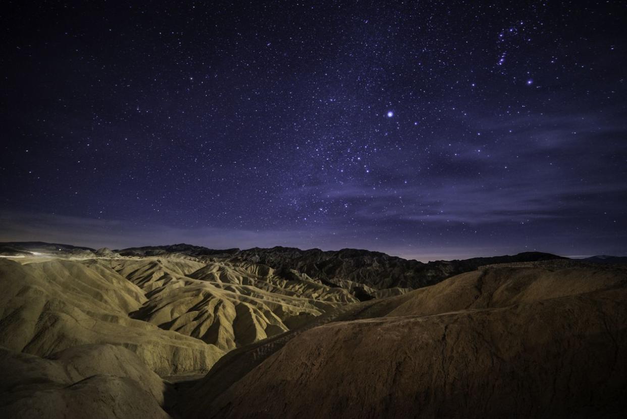 Death Valley starry night