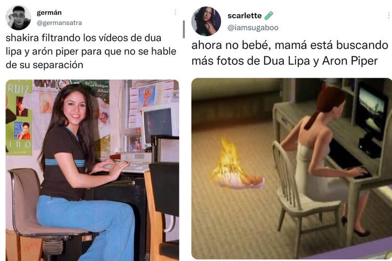 Dua Lipa fue vista junto a Arón Piper y estallaron los memes