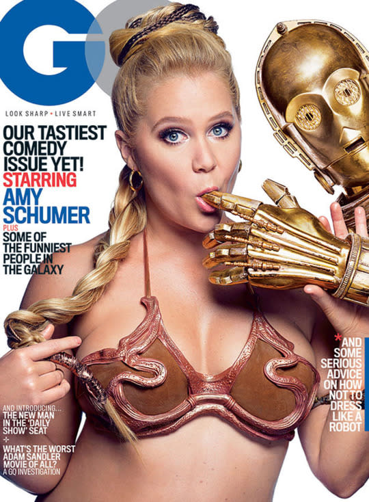 Amy Schumer Porn Captions - Disney Angry Over Amy Schumer's Sexy Star Wars Cover