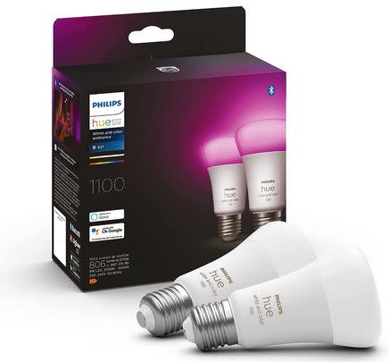 Make a £28 saving on this pack of two Philips Hue smart bulbs